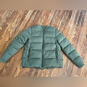 Lululemon Athletica Green Puffer Jacket